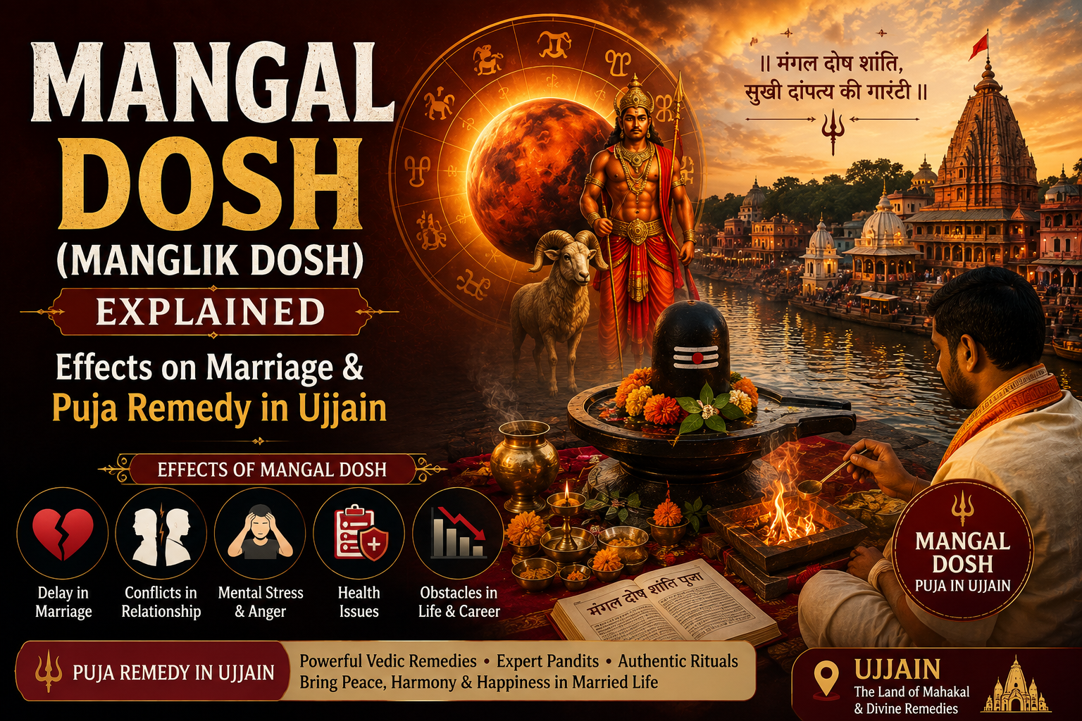 Mangal Dosh puja in ujjain